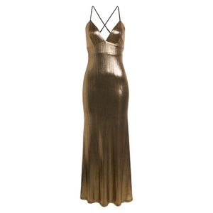 Lulu’s | Gold Maxi Dress